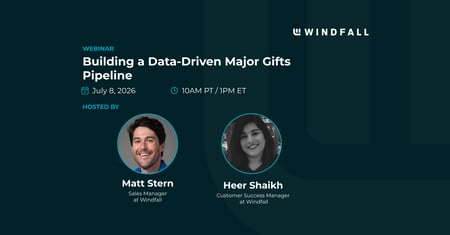 Building a Data-Driven Major Gifts Pipeline