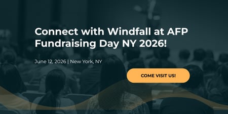 Connect With Windfall at AFP Fundraising Day in New York