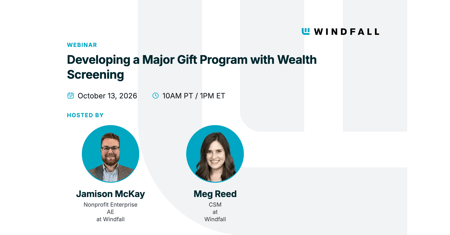 Developing a Major Gift Program with Wealth Screening 