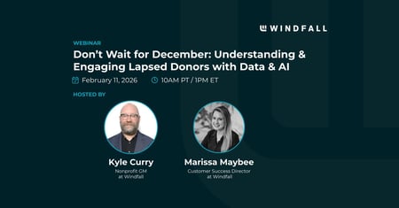 Don’t Wait for December: Understanding & Engaging Lapsed Donors with Data & AI
