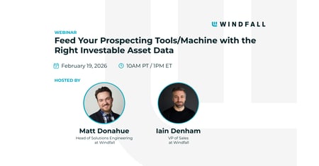 Financial Services: Feed Your Prospecting Tools/Machine with the Right Investable Asset Data