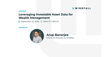 Leveraging Investable Asset Data for Wealth Management