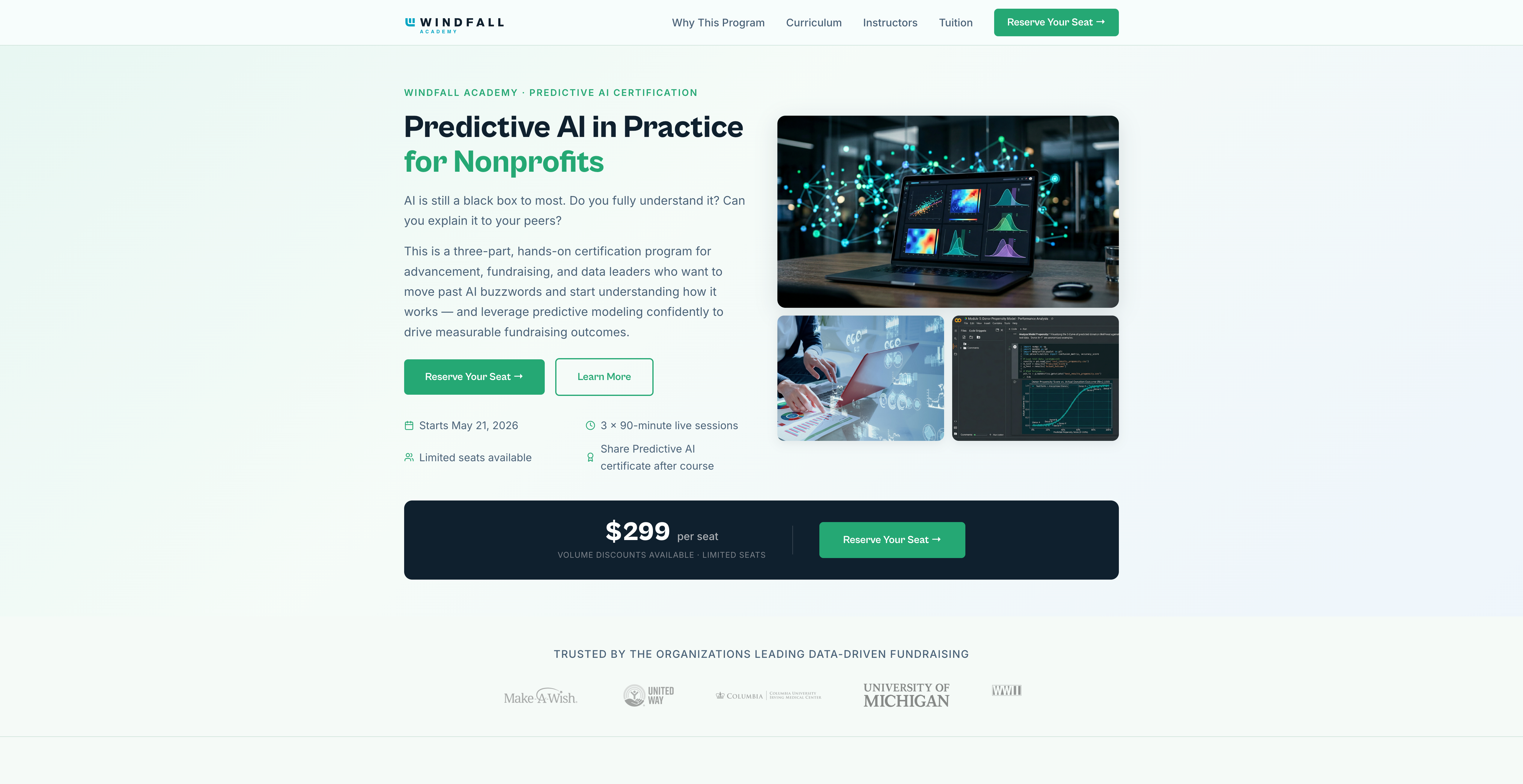 Predictive AI in Practice for Nonprofits — Windfall Academy
