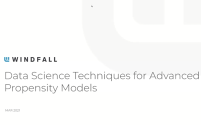 Data Science for Advanced Propensity Models