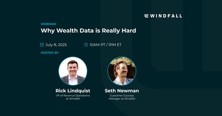Why Wealth Data is Really Hard