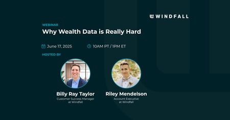 Why Wealth Data is Really Hard