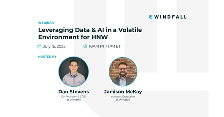 Leveraging Data & AI in a Volatile Environment for HNW