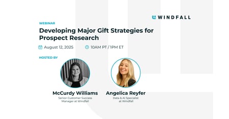 Developing Major Gift Strategies for Prospect Research