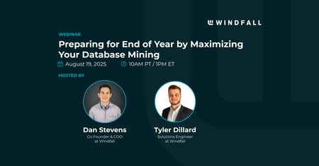 Preparing for End of Year by Maximizing Your Database Mining