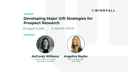 Developing Major Gift Strategies for Prospect Research