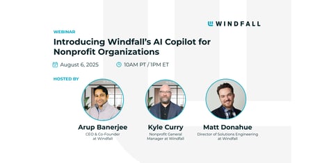 Introducing Windfall’s AI Copilot for Nonprofit Organizations