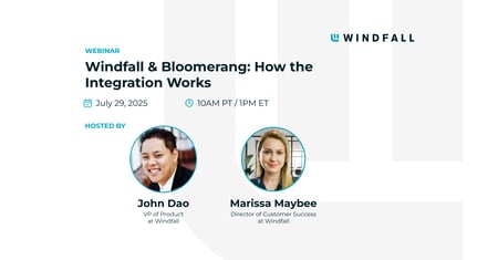 Windfall & Bloomerang: How the Integration Works
