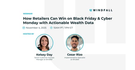 How Retailers Can Win on Black Friday & Cyber Monday with Actionable Wealth Data 
