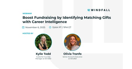 Boost Fundraising by Identifying Matching Gifts with Career Intelligence