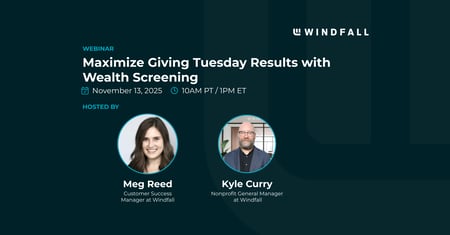 Maximize Giving Tuesday Results with Wealth Screening