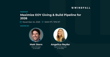 Maximize EOY Giving & Build Pipeline for 2026