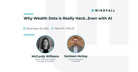 Why Wealth Data is Really Hard…Even with AI