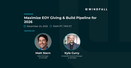 Maximize EOY Giving & Build Pipeline for 2026