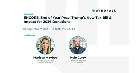 [ENCORE] End of Year Prep: Trump’s New Tax Bill & Impact for 2026 Donations
