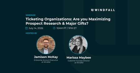 Ticketing Organizations: Are you Maximizing Prospect Research & Major Gifts?