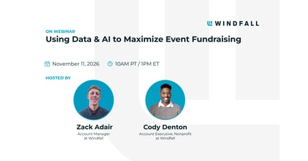 Using Data & AI to Maximize Event Fundraising