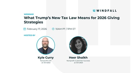 What Trump’s New Tax Law Means for 2026 Giving Strategies