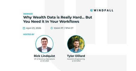 Why Wealth Data is Really Hard…But You Need it In Your Workflows