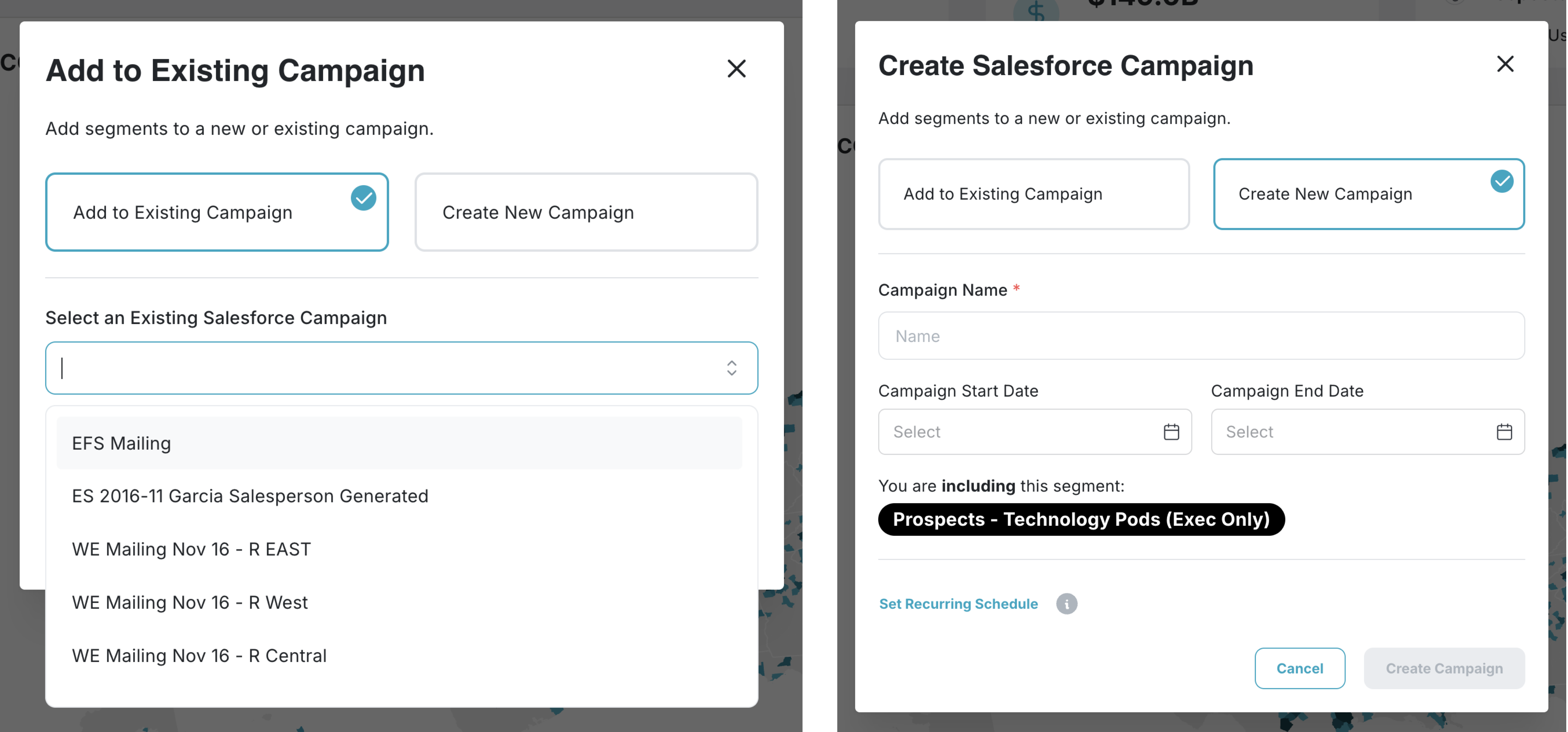 Deploy Salesforce Campaign in Windfall